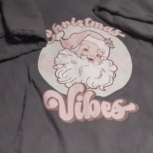 Hanes Gray Christmas Vibes Sweater